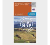 Ordnance Survey Explorer Active 331 Teviotdale South Map With Digital Version One Size