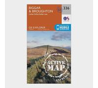 Ordnance Survey Explorer Active 336 Biggar & Broughton Map With Digital Version, Orange One Size