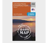 Ordnance Survey Explorer Active 358 Lochgilphead & Knapdale North Map With Digital Version One Size