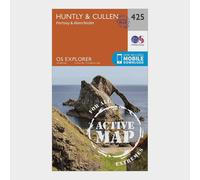 Ordnance Survey Explorer Active 425 Huntly & Cullen Map With Digital Version One Size