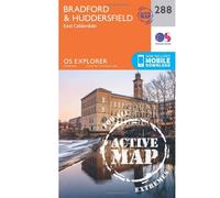 Ordnance Survey Explorer Active Map 288 Bradford & Huddersfield