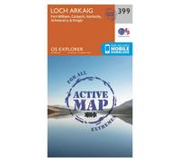 Ordnance Survey Explorer Active Map 399 Lock Arkaig NOA One Size