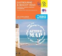 Ordnance Survey Explorer Active Map OL25 Eastbourne & Beachy Head