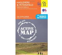 Ordnance Survey Explorer Active Map OL33 Haslemere & Petersfield