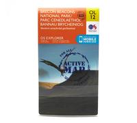 Ordnance Survey Explorer Active OL 12 Brecon Beacons National Park - Western & Central Areas, Orange One Size