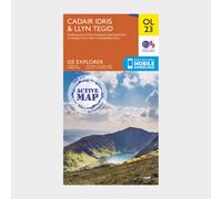 Ordnance Survey Explorer Active OL 23 Cadair Idris & Llyn Tegid Map One Size