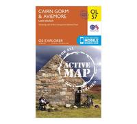 Ordnance Survey Explorer Active OL 57 Cairn Gorm & Aviemore Map, Orange One Size