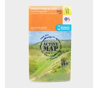 Ordnance Survey Explorer Active OL11 Brighton & Hove Map With Digital Version, Orange One Size