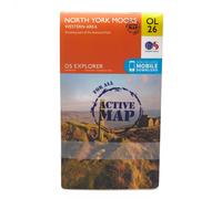 Ordnance Survey Explorer Active OL26 North York Moors - Western Area Map With Digital Version, Orange One Size