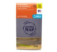 Ordnance Survey Explorer Active OL33 Haslemere & Petersfield Map, Orange One Size