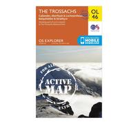 Explorer Active Ol46 The Trossachs Map With Digital Version - Orange, Orange One Size