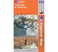 Ordnance Survey Explorer Map 233 Leicester & Hinckley