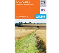 Explorer 279 Doncaster Map With Digital Version - Orange, Orange One Size