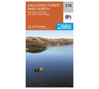 Ordnance Survey Explorer Map 318 Galloway Forest Park North NOA One Size