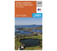 Oban, Kerrera and Loch Melfort: (OS Explorer Map 359 September 2015 ed)