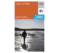 Explorer 372 Coll & Tiree Map With Digital Version, Orange One Size