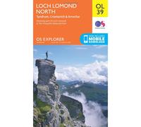 Ordnance Survey Explorer Map 39 Loch Lomond North One Size