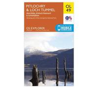 Ordnance Survey Explorer Map OL49 Pitlochry & Loch Tummel