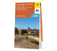 Explorer OL1 The Peak District - Dark Peak Area With Digital Version One Size