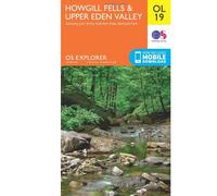 Ordnance Survey Explorer Map OL19 Howgill Fells & Upper Eden Valle