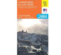 Ordnance Survey Explorer Map OL23 Cadair Idris & Llyn Tegid