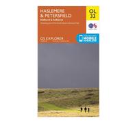 Ordnance Survey Explorer OL 33 Haslemere & Petersfield Map, Orange One Size