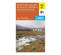 Ordnance Survey Explorer OL 61 Grantown-on-Spey & Hills of Cromdale Map, Orange One Size