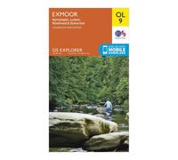 Ordnance Survey Explorer Ol 9 Exmoor Map - Orange, Orange