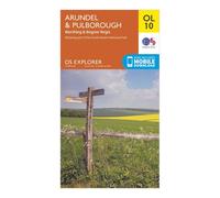 Ordnance Survey Explorer OL10 Arundel & Pulborough Map With Digital Version One Size