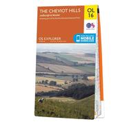 Ordnance Survey Explorer - OL16 The Chevoit Hills (Jedburgh & Wooler) - Sheet OL16 Weatherproof