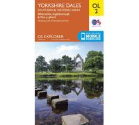 Explorer OL2 Yorkshire Dales - Southern & Western Areas Map With Digital Version, Orange One Size