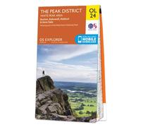 Ordnance Survey Explorer - OL24 The Peak District (Buxton, Bakewell, Matlock & Dove dale) - Sheet OL24