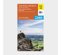 Ordnance Survey Explorer OL24 The Peak District With Digital Version, Orange One Size