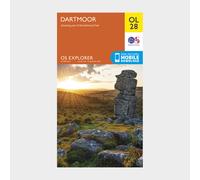 Ordnance Survey Explorer OL28 Dartmoor Map With Digital Version One Size