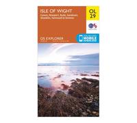 Ordnance Survey Explorer OL29 Isle of Wight Map With Digital Version, Orange One Size
