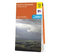 Ordnance Survey Explorer - OL31 North Pennines (Teesdale & Weardale) - Sheet OL31 Weatherproof
