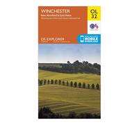 Ordnance Survey Explorer OL32 Winchester, New Alresford & East Meon Map With Digital Version, Orange One Size