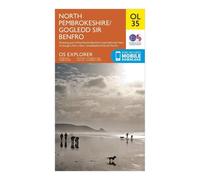 Ordnance Survey Explorer OL35 North Pembrokeshire Map With Digital Version, Orange One Size