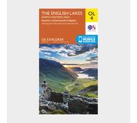 Ordnance Survey Explorer OL4 The English Lakes - North Western Area With Digital Version One Size
