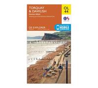 Ordnance Survey Explorer OL44 Torquay & Dawlish Map With Digital Version, Orange One Size