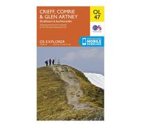 Ordnance Survey Explorer OL47 Crieff, Comrie & Glen Artney Map With Digital Version, Orange One Size