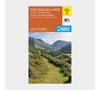 Ordnance Survey Explorer Ol5 The English Lakes - North Eastern Area Map With Digital Version - Orange, Orange