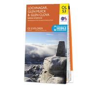 Ordnance Survey Explorer - OL53 Lochnagar, Glen Muick & Glen Clova (Ballater & Balmoral) - Sheet OL53