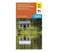 Ordnance Survey Explorer OL56 Badenoch & Strathspey Map With Digital Version, Orange One Size
