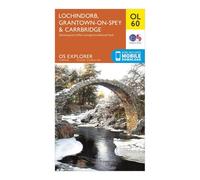 Ordnance Survey OL 60 Explorer Lochindorb, Grantown-on-Spey & Carrbridge Map, Orange One Size