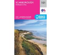 Ordnance Survey Land Ranger Map 01 Scarborough, Bridlington & FIley One Size