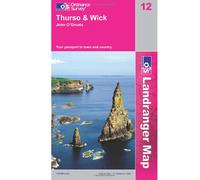 Ordnance Survey Land Ranger Map 12 Thurso and Wick NOA One Size