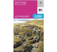 Ordnance Survey Land Ranger Map 4 Shetland - South Mainland NOA One Size