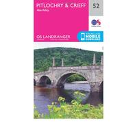 Ordnance Survey Land Ranger Map 52 Pitlochry and Crieff NOA One Size