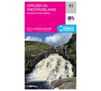 Ordnance Survey Land Ranger Map 91 Appleby-in-Westmorland NOA One Size